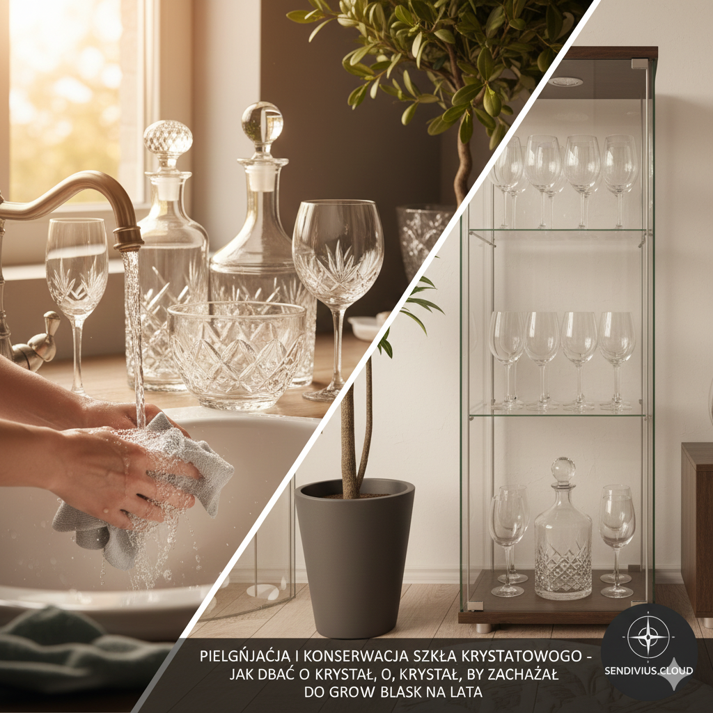 czyszczenie szkła kryształowego